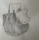 大学生が描いた絵. ( face_ )