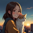 猫と女の子の日常、温かいひとときをあなたへ ( Cathappy )