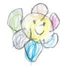 お花のぽーぽーちゃん ( oekaku )