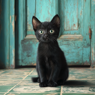 黒猫のご飯屋さん ( jiji_eatcat )